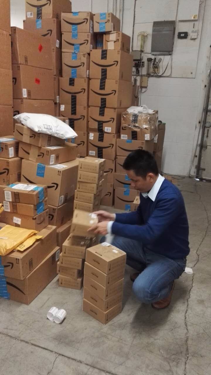 美國海邑哥倫布海外倉內(nèi)景