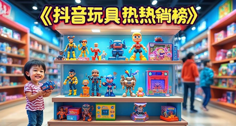 7月抖音玩具熱銷榜：水槍稱霸戶外市場，潮流新品紛紛亮相