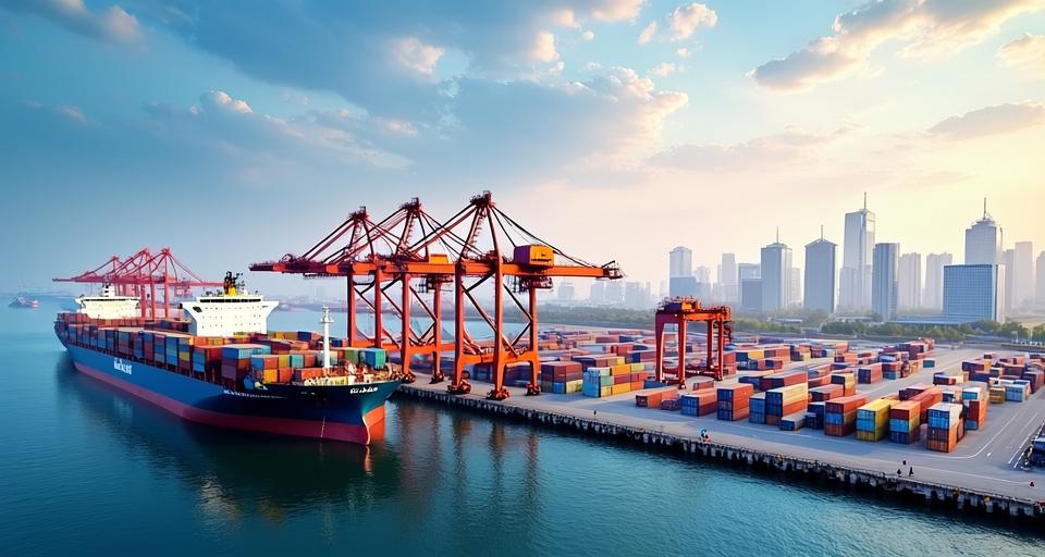 上半年江蘇港口累計(jì)完成集裝箱吞吐量增長6.4%