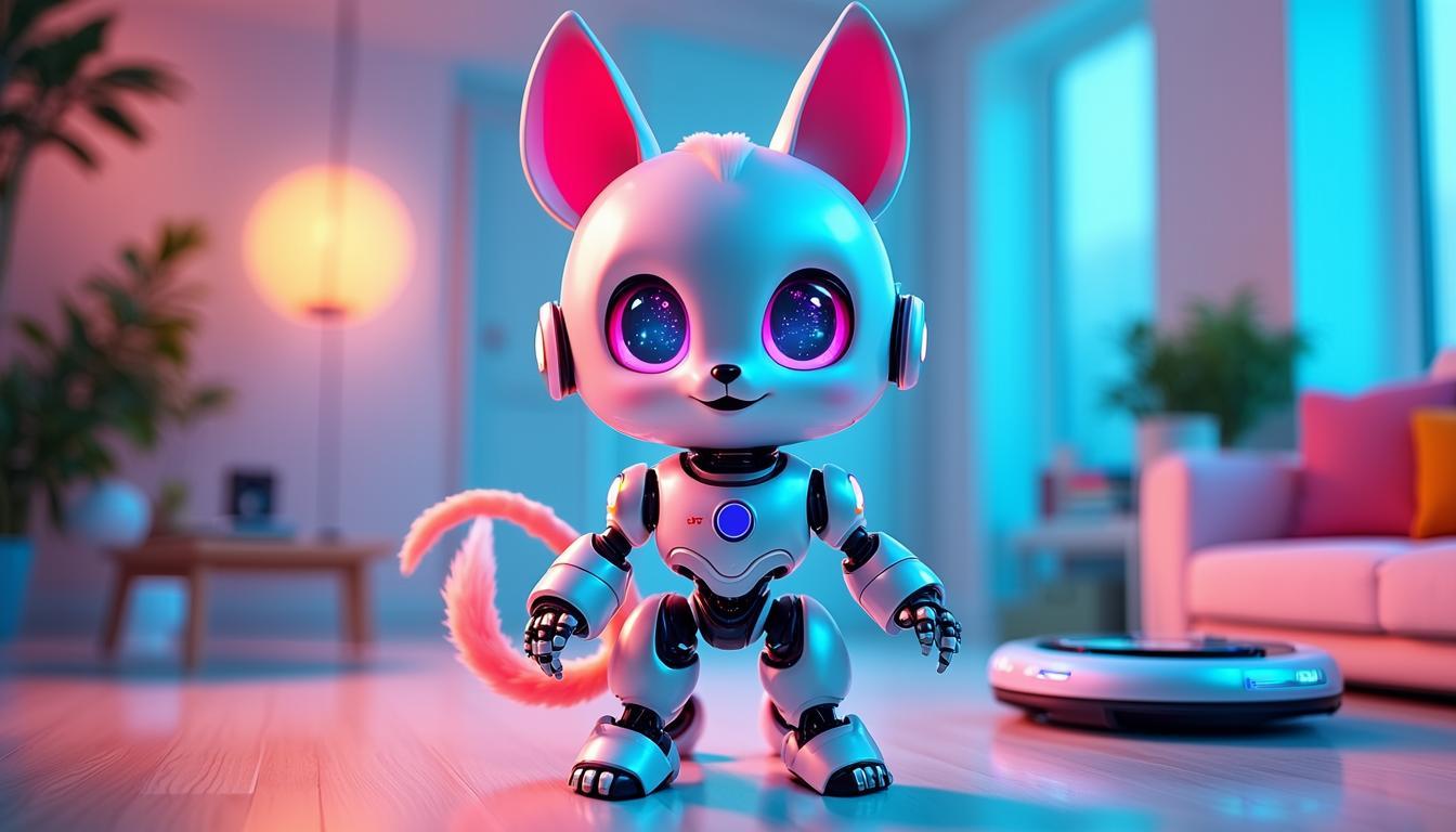 中國(guó)AI萌寵機(jī)器人驚艷CES:Ropet以"生命感"設(shè)計(jì)斬獲60億曝光